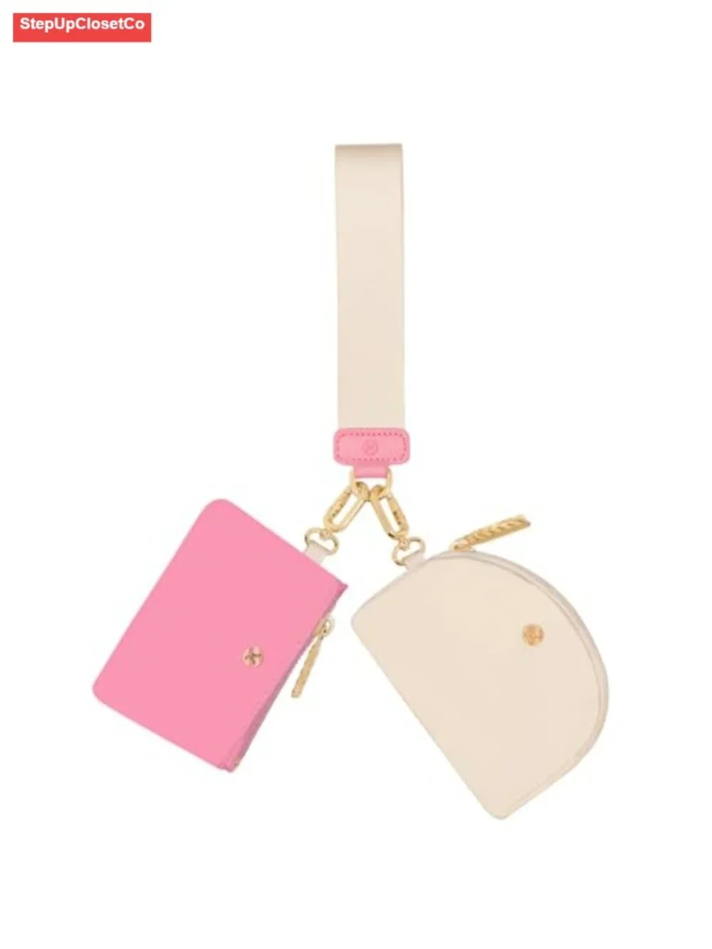 3-in-1 Detachable Keychain Wallet Wristlet for Women | Nylon Coin Purse Card